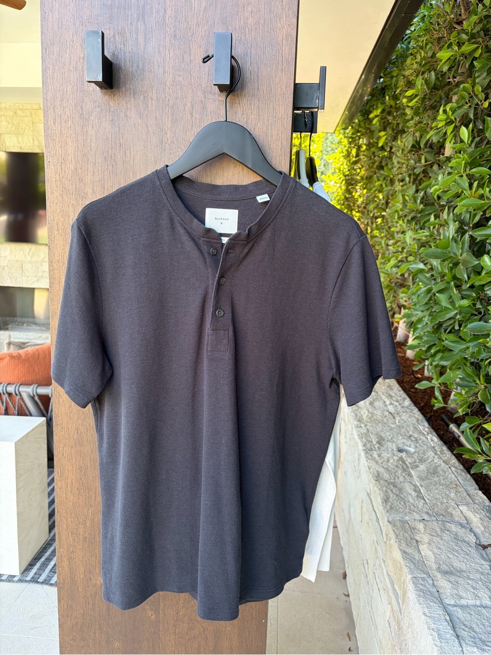 Billy Reid Black Casual Button Down Shirt